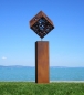 Preview: Big cube artwork rusty iron